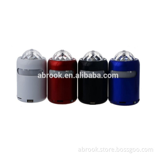 Hot sale rechargable led disco light speaker